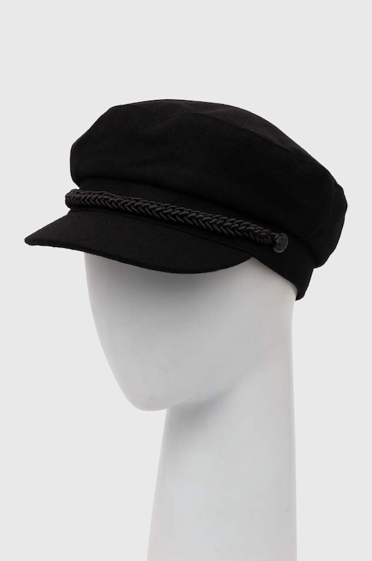 Lauren Ralph Lauren kaszkiet wełniany wełna czarny 454953637