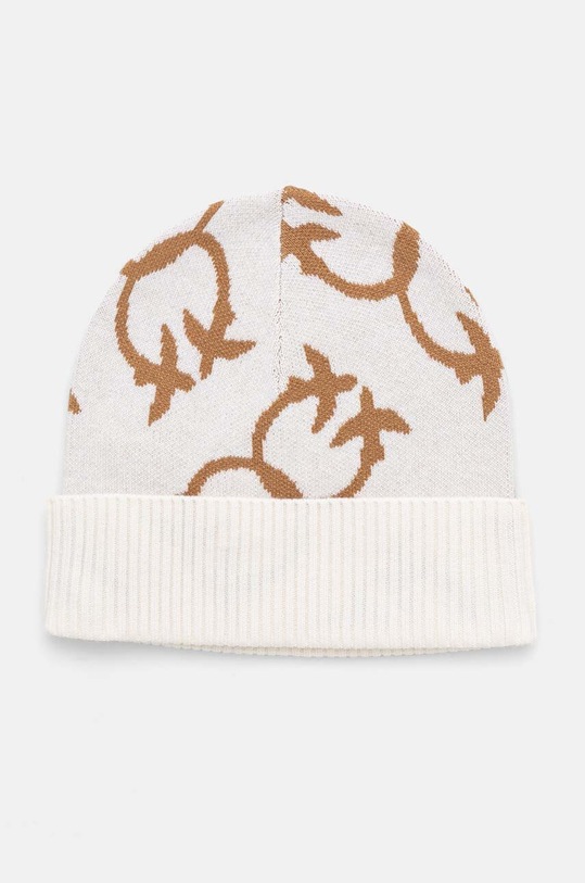 Čepice z vlněné směsi Pinko s příměsí vlny béžová 101503.A21S
