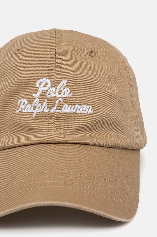 Bavlněná baseballová čepice Polo Ralph Lauren 211954882 béžová AW24