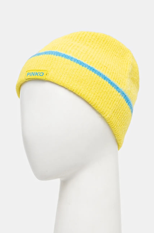 Pinko caciula din amestec de lana 104332.A26V galben AW24