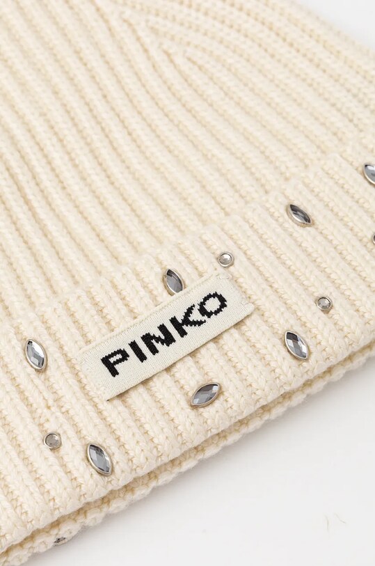 Аксесуари Шапка з домішкою вовни Pinko 104326.A27A бежевий