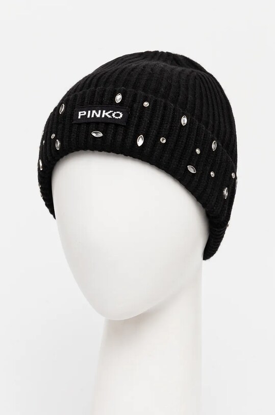 Pinko caciula din amestec de lana 104326.A27A negru AW24