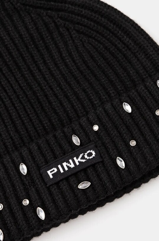 Accesorii Pinko caciula din amestec de lana 104326.A27A negru