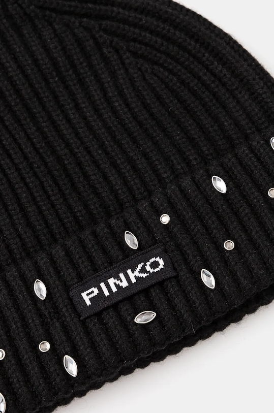 Doplňky Čepice z vlněné směsi Pinko 104326.A27A černá