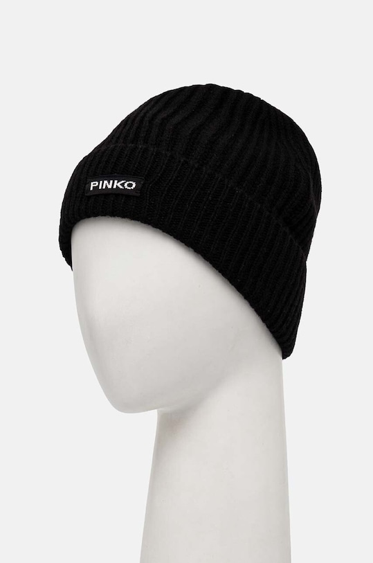 Vlněná čepice Pinko 104489.A1CH černá AW24