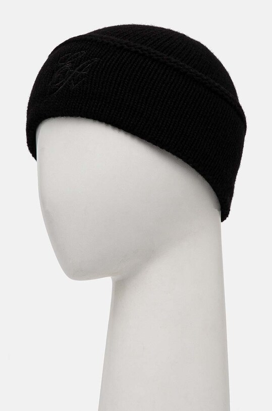 Emporio Armani caciula de lana 637343.4F520 negru AW24