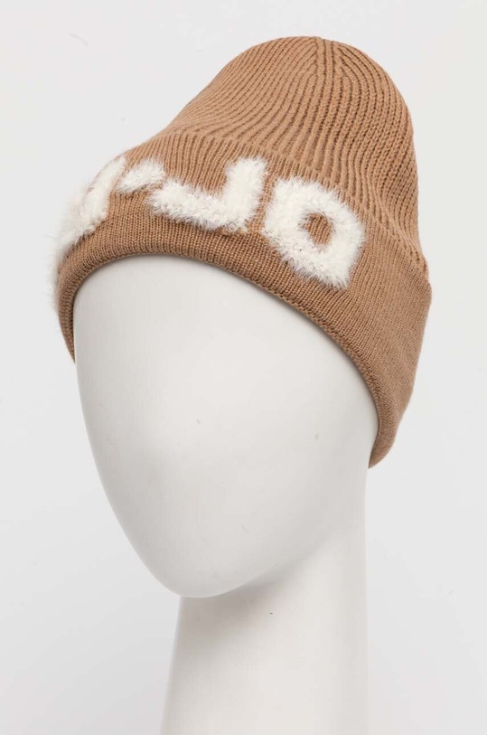 Akcesoria Liu Jo czapka wełniana 2F4053.M0300 beżowy