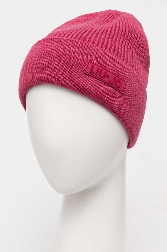 Шерстяная шапка Liu Jo 2F4055.M0300 розовый AW24