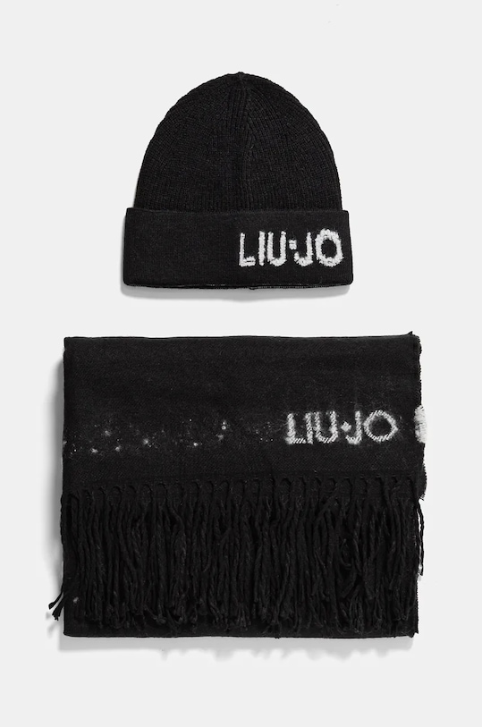 Liu Jo czapka i szalik pozostałe czarny 2F4037.T0300