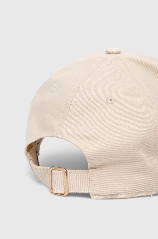 Akcesoria Elisabetta Franchi czapka z daszkiem bawełniana CL01F46E2 beżowy