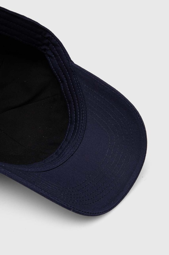 Elisabetta Franchi czapka z daszkiem bawełniana granatowy CL01F46E2