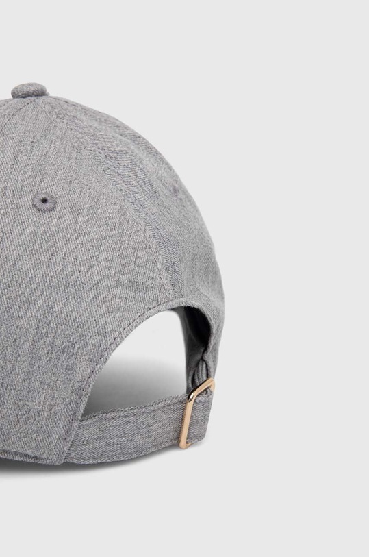 Akcesoria Elisabetta Franchi czapka z daszkiem bawełniana CL01F46E2 szary