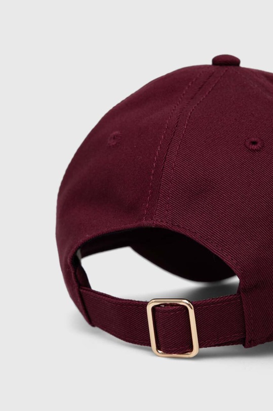 Akcesoria Elisabetta Franchi czapka z daszkiem bawełniana CL01F46E2 bordowy