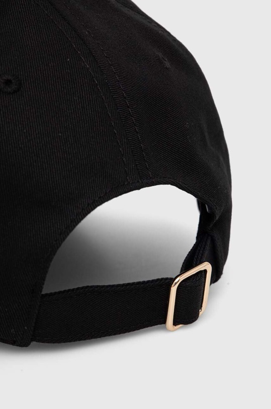 Akcesoria Elisabetta Franchi czapka z daszkiem bawełniana CL01F46E2 czarny