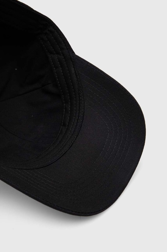 Elisabetta Franchi czapka z daszkiem bawełniana czarny CL01F46E2