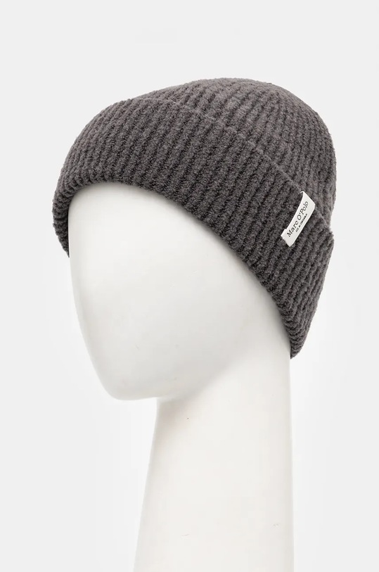 Marc O'Polo czapka 409609701203 szary AW24