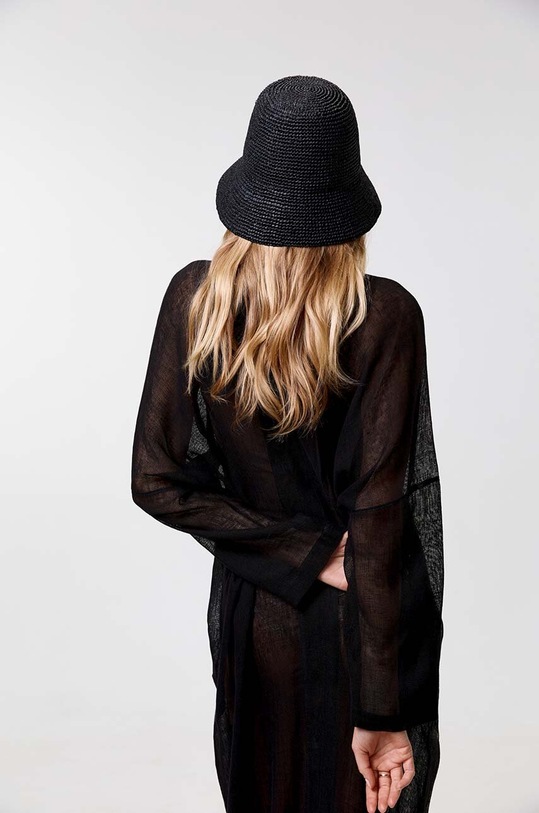 LE SH KA headwear palarie Black Bucket Hat negru BlackBucketHat