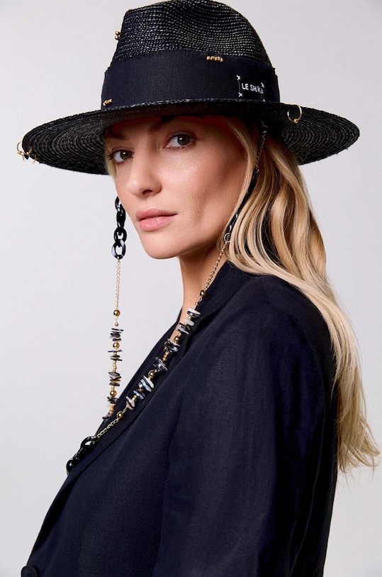 LE SH KA headwear kapelusz Black Fedora czarny BlackFedora