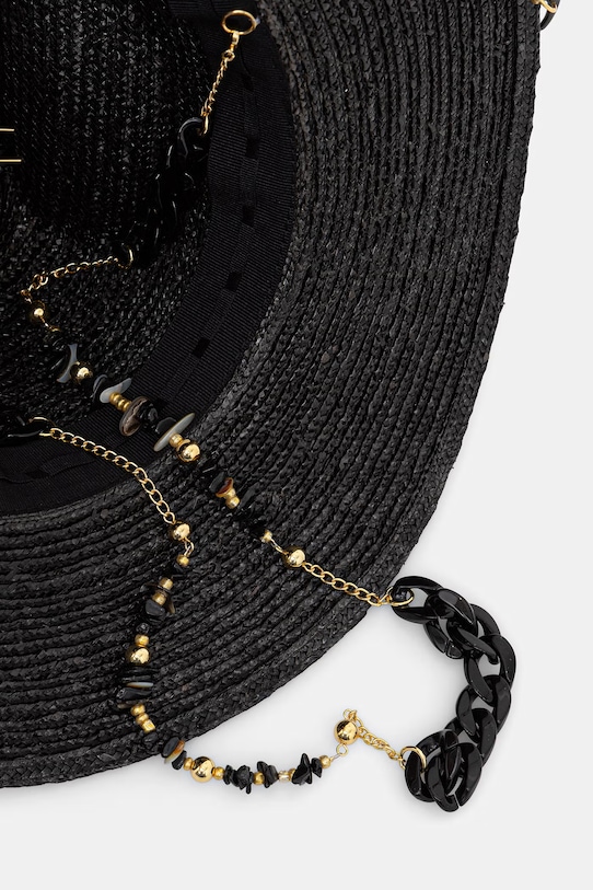 LE SH KA headwear cappello Black Fedora BlackFedora