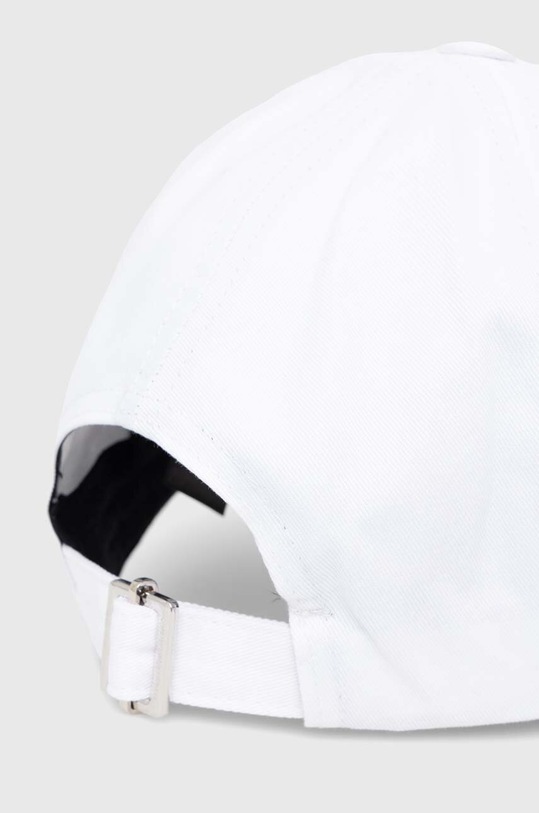 Памучна шапка с козирка Karl Lagerfeld 245W3408 бял AW24
