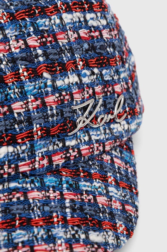 Karl Lagerfeld czapka z daszkiem 245W3412 niebieski AW24