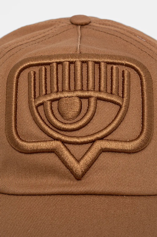 Bavlnená šiltovka Chiara Ferragni 77SBZK16 hnedá AW24