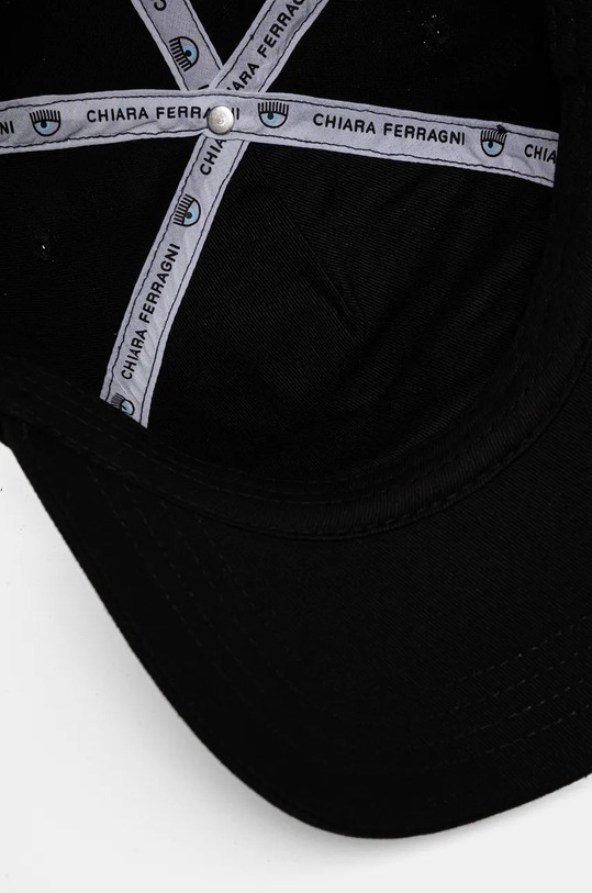 Bavlnená šiltovka Chiara Ferragni čierna 77SBZK21