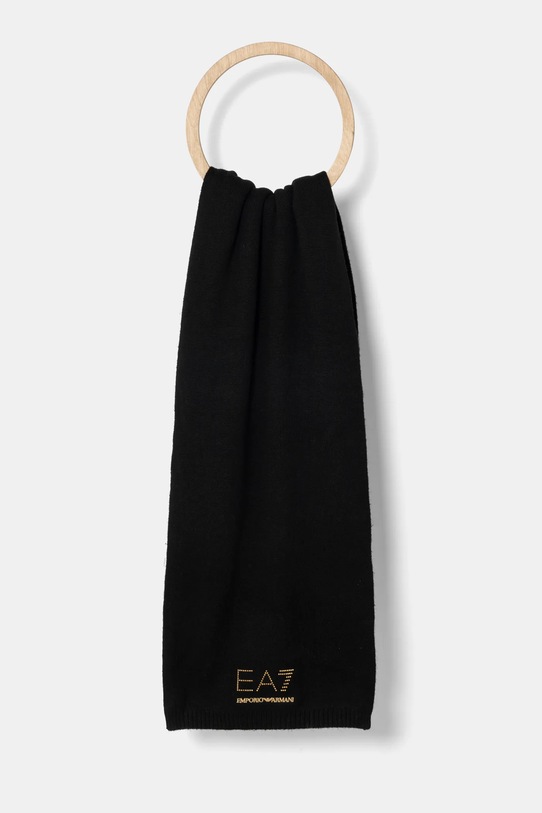 Accesorii EA7 Emporio Armani caciula si esarfa din amestec de lana 4F200.282000.00020 negru