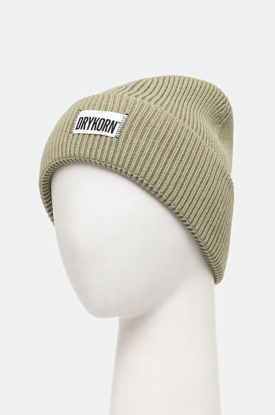 Čiapka s prímesou vlny Drykorn 94699.422095 zelená AW24