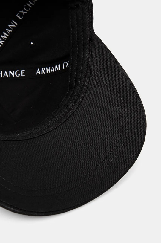 Armani Exchange șapcă de baseball din bumbac negru 944205.4F104