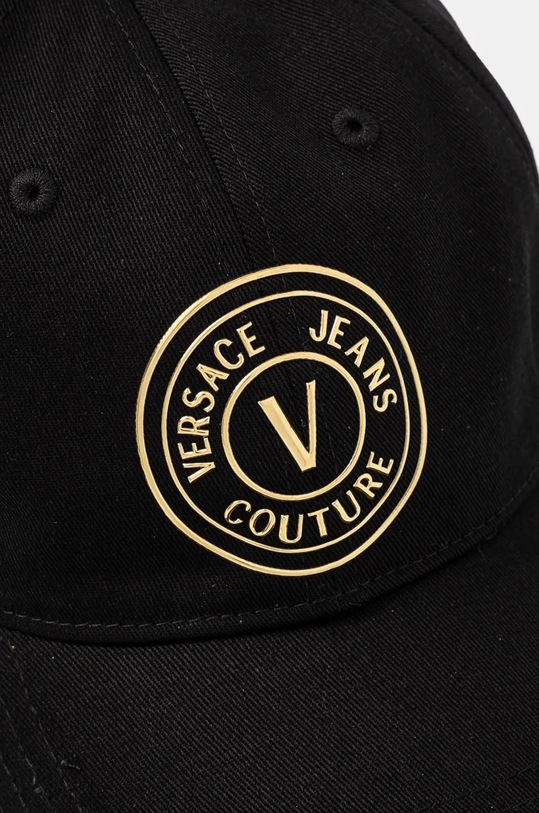 Bavlnená šiltovka Versace Jeans Couture čierna 77HAZK26.ZG205