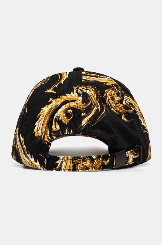 Versace Jeans Couture șapcă de baseball din bumbac 77HAZK10.ZG294 negru AW24