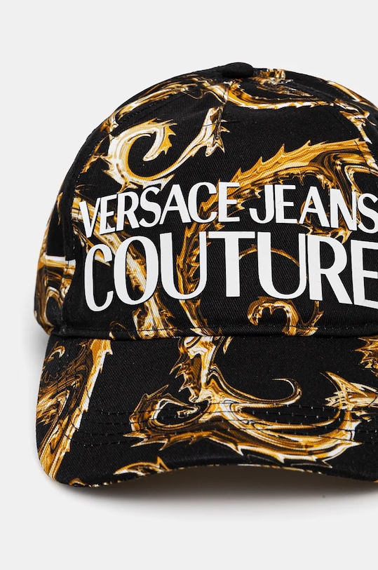 Doplňky Bavlněná baseballová čepice Versace Jeans Couture 77HAZK10.ZG294 černá