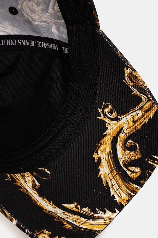 Bavlněná baseballová čepice Versace Jeans Couture černá 77HAZK10.ZG294