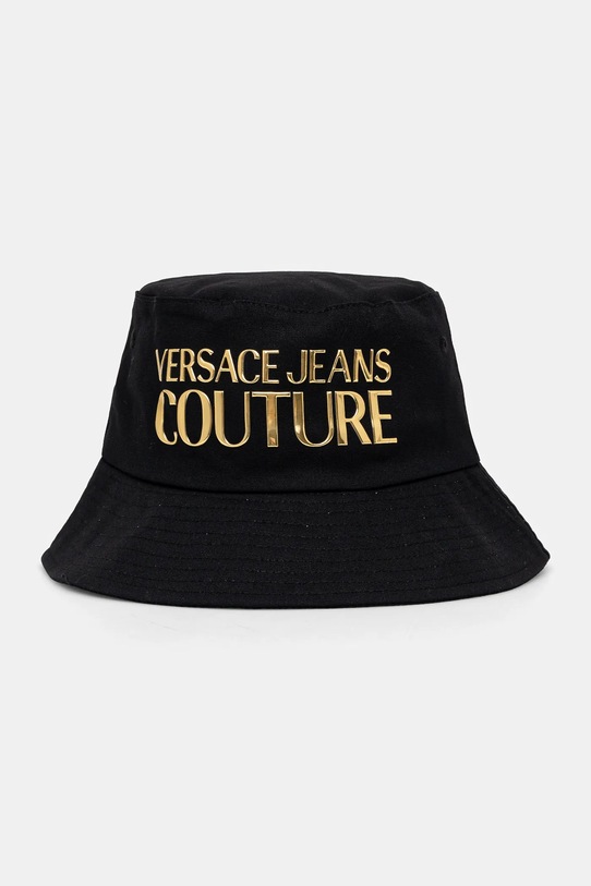Bavlněný klobouk Versace Jeans Couture bavlna černá 77HAZK04.ZG268