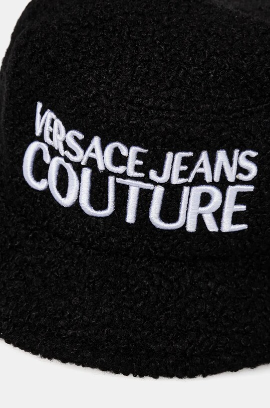 Капелюх з домішкою вовни Versace Jeans Couture чорний 77HAZK07.ZSB12
