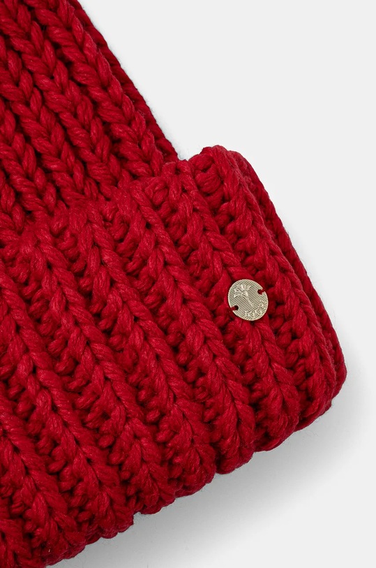 Joop! czapka z domieszką wełny 30043945 czerwony AW24