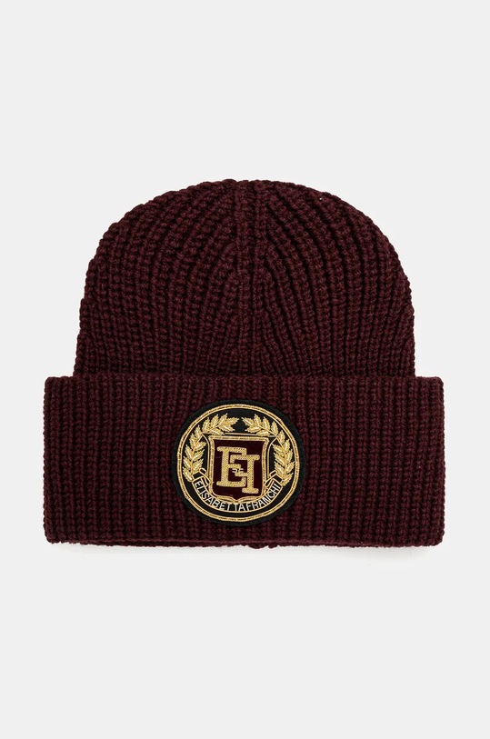 Elisabetta Franchi berretto in misto lana misto lana granata CL03T47E2