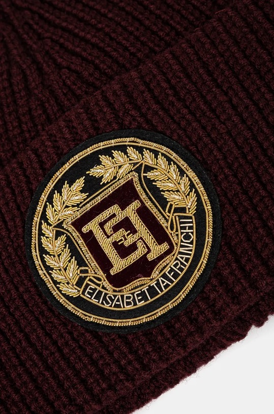 Accessori Elisabetta Franchi berretto in misto lana CL03T47E2 granata