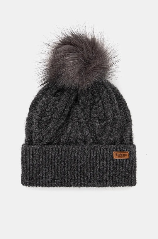 Čepice Barbour hladký šedá LHA0555