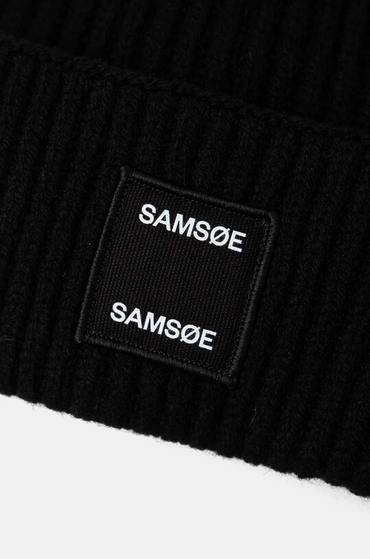 Accesorii Samsoe Samsoe caciula de lana SAMSOE F24300118 negru