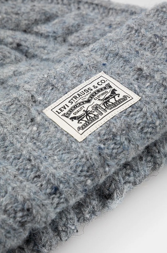 Аксесуари Шапка з домішкою вовни Levi's 000JM.0000 сірий