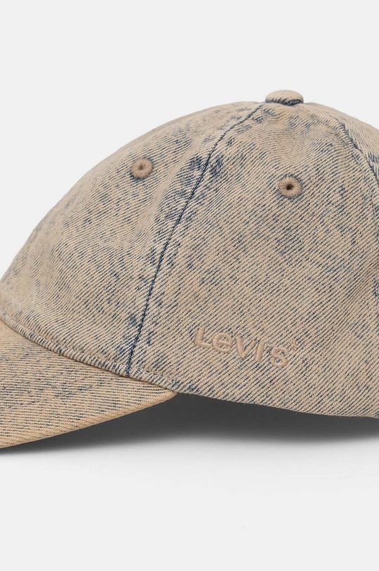 Аксесоари Памучна шапка с козирка Levi's D7923.0004 бежов