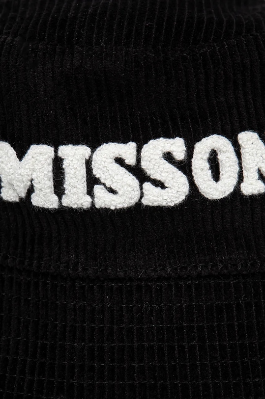 Missoni kapelusz sztruksowy CH00COD9811 czarny AW24