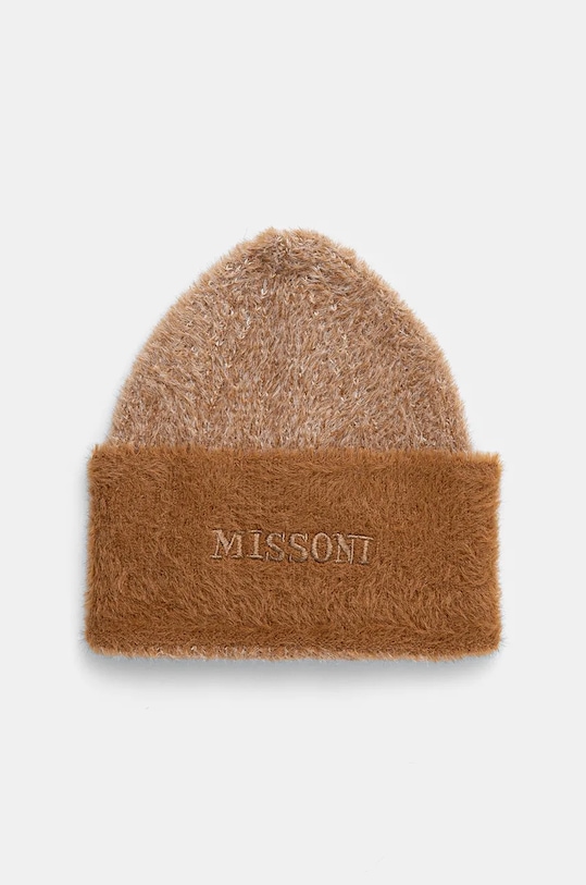 Missoni czapka pozostałe brązowy CP00PAD9828