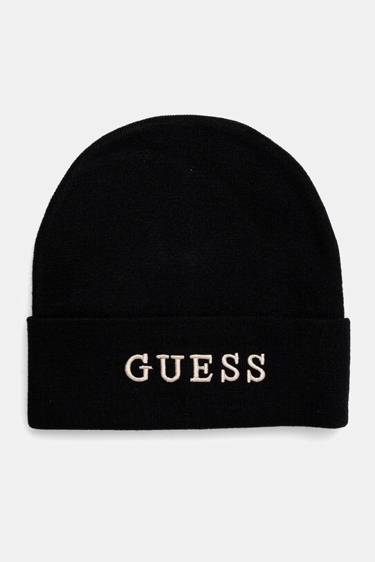 Шапка Guess аплікація чорний AW5189.POL01