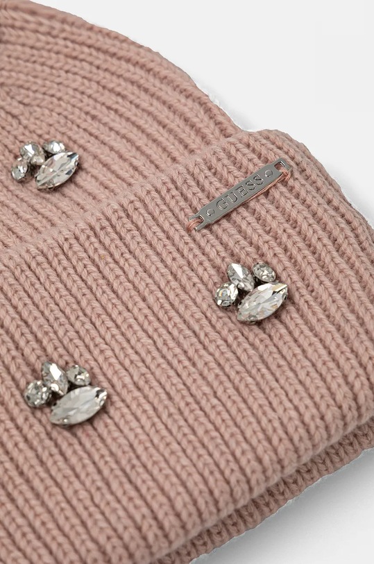 Accesorii Guess caciula din amestec de lana AW5198.POL01 roz