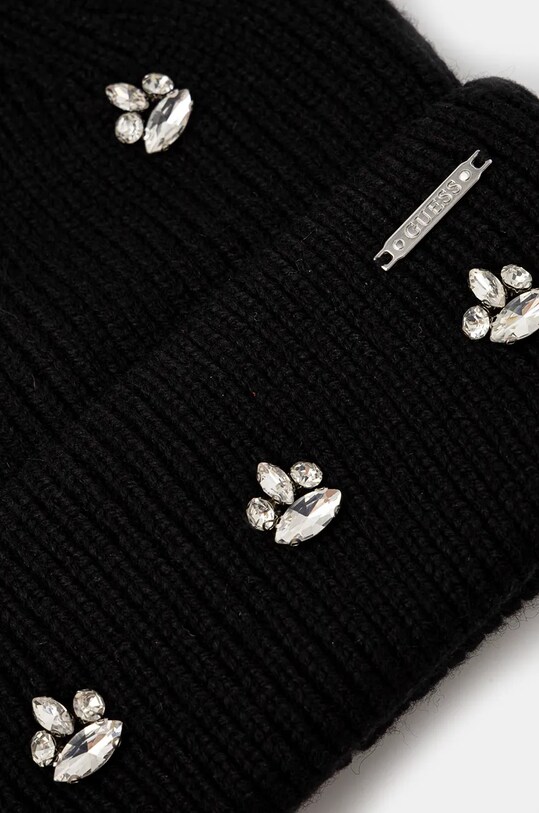 Шапка с примесью шерсти Guess AW5198.POL01 чёрный AW24