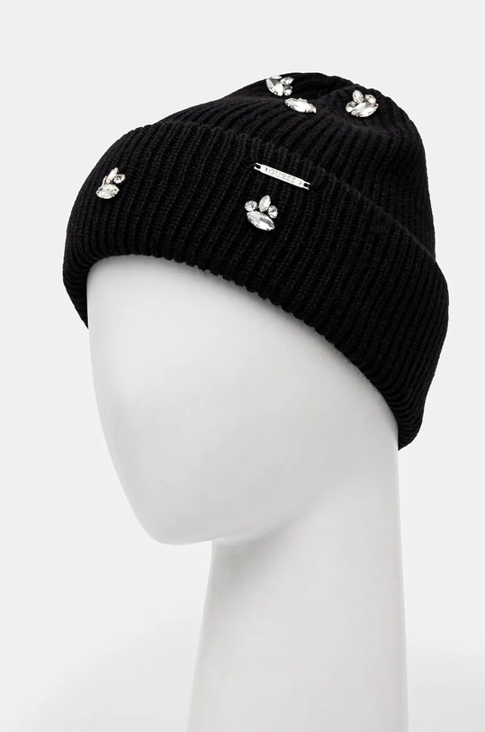 Kiegészítők Guess sapka gyapjú keverékből AW5198.POL01 fekete