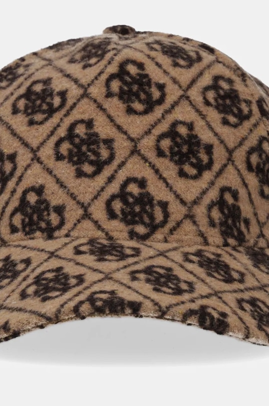 Šiltovka s prímesou vlny Guess AW5186.POL03 béžová AW24